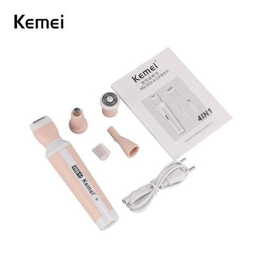 Kemei Detachable Head Women's Hair Shaver