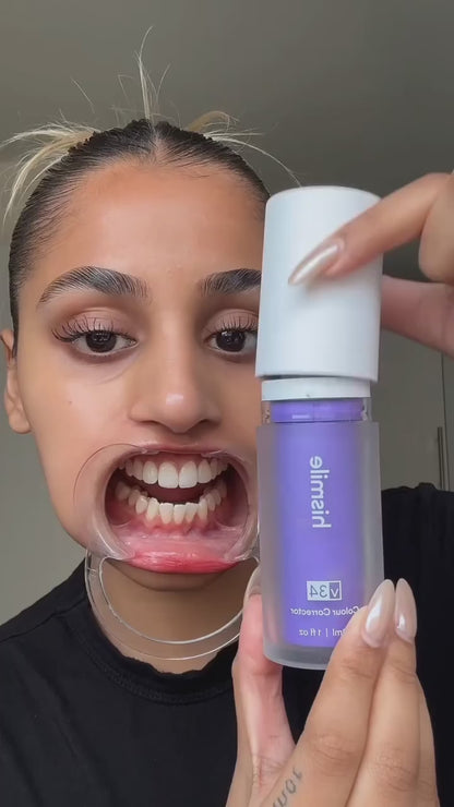 Teeth Whitening V34 Colour Corrector Serum - Purple Toothpaste
