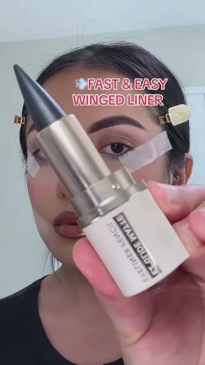 SHEGLAM EZ Glide Matte Eyeliner Pencil – Long-Lasting ,Smudge-Proof, Ultra-Smooth Application