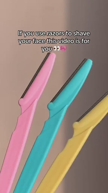 3 Pcs Painless Face Razors for Smooth Hair-Free Skin | Easy Hair Removal