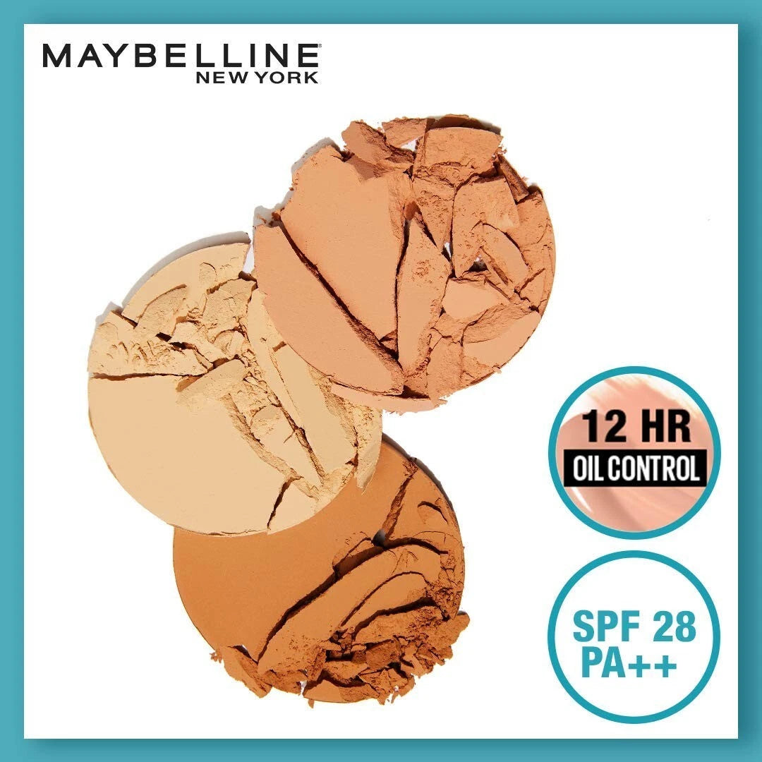 Maybelline New York Fit Me Compact Powder With SPF to Protect Skin from Sun, 8g