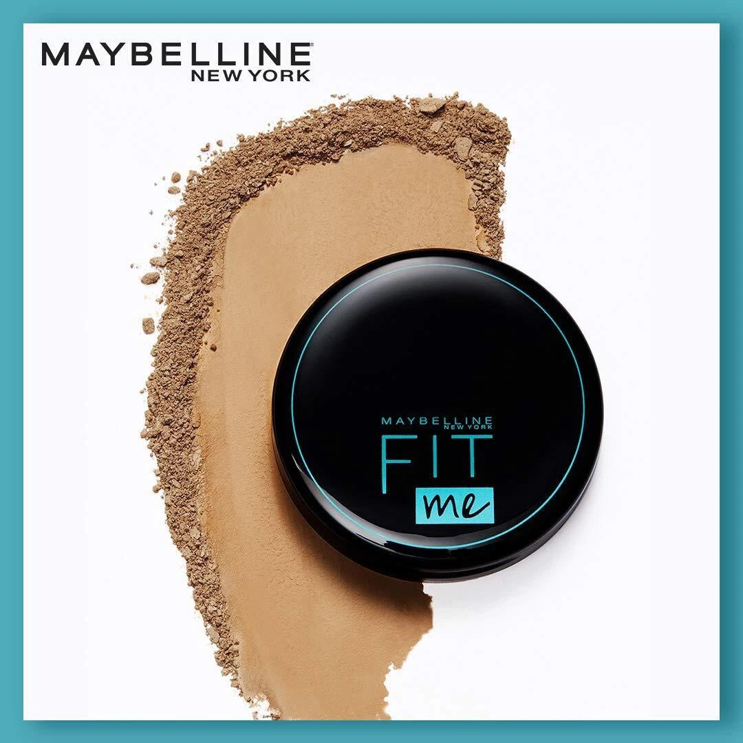 Maybelline New York Fit Me Compact Powder With SPF to Protect Skin from Sun, 8g