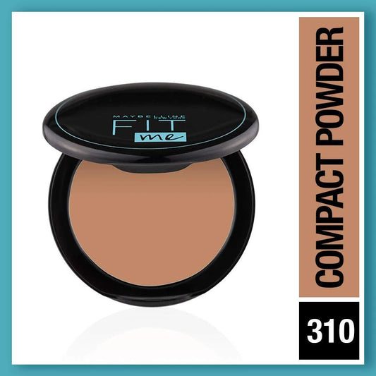 Maybelline New York Fit Me Compact Powder With SPF to Protect Skin from Sun, 8g