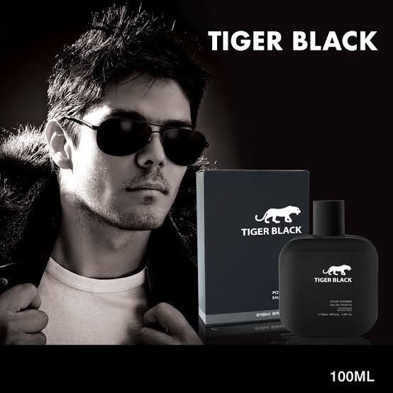 TIGER BLACK EAU DE TOILETTE 100ML FOR MEN - COSMO DESIGNS